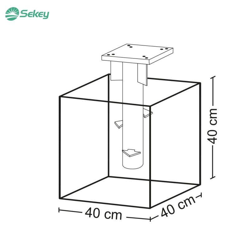 Sekey Metall Universal-Bodenplatte für Ampelschirm