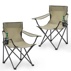 Sunula faltbarer Campingstuhl, ultraleicht, 1,65 kg, mit Getränkehalter, Tragetasche, kompakt klappbar, ideal für Camping, Garten und Ausflüge