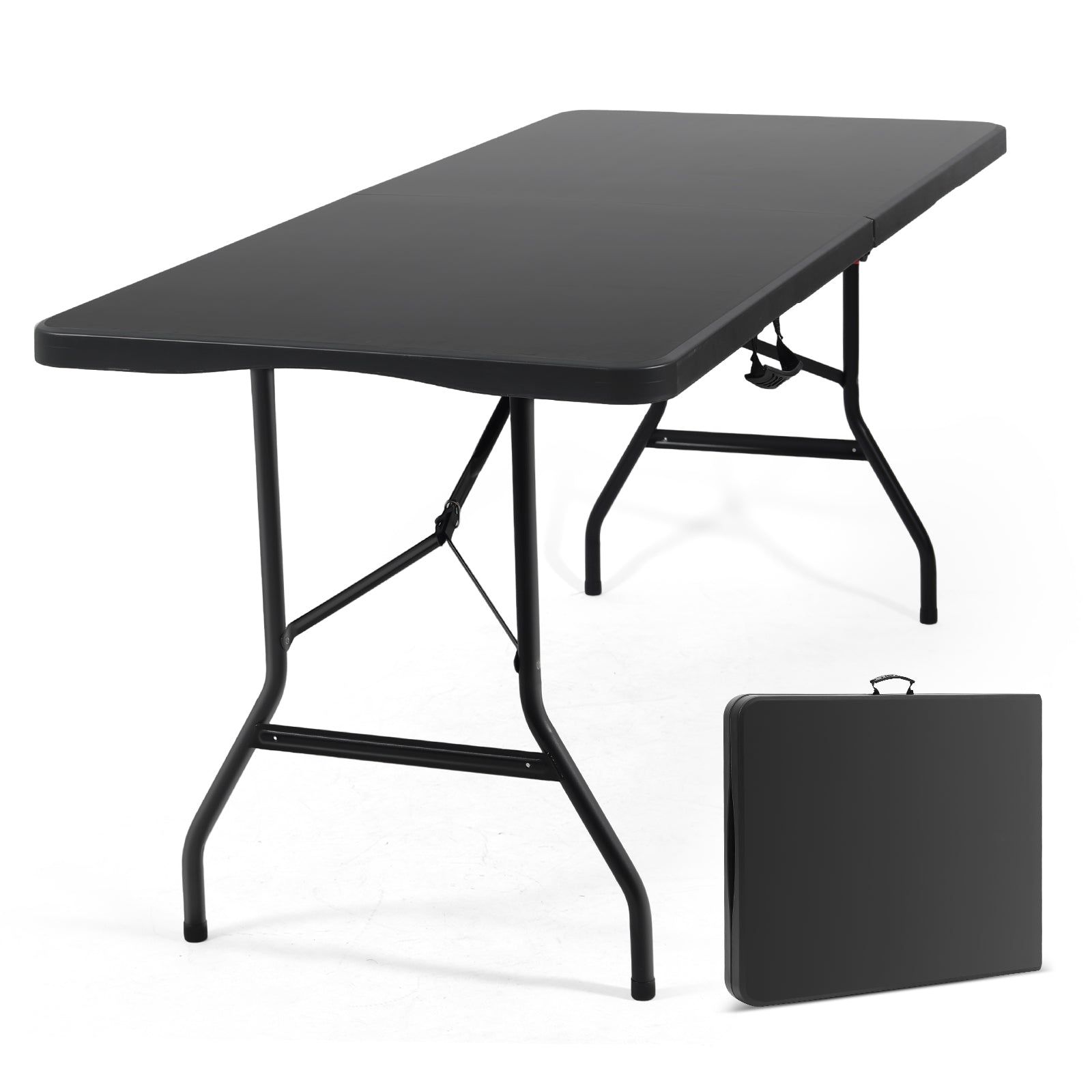 lamellen campingtisch Sekey Klapptisch 152x70x74 cm – Robuster Buffettisch aus Kunststoff, – sekeymall