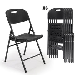 Sekey Klappstuhl Holzmaserung – Klappbare Gartenstühle für Balkon, Terrasse & Garten (2er, 4er & 6er Sets)