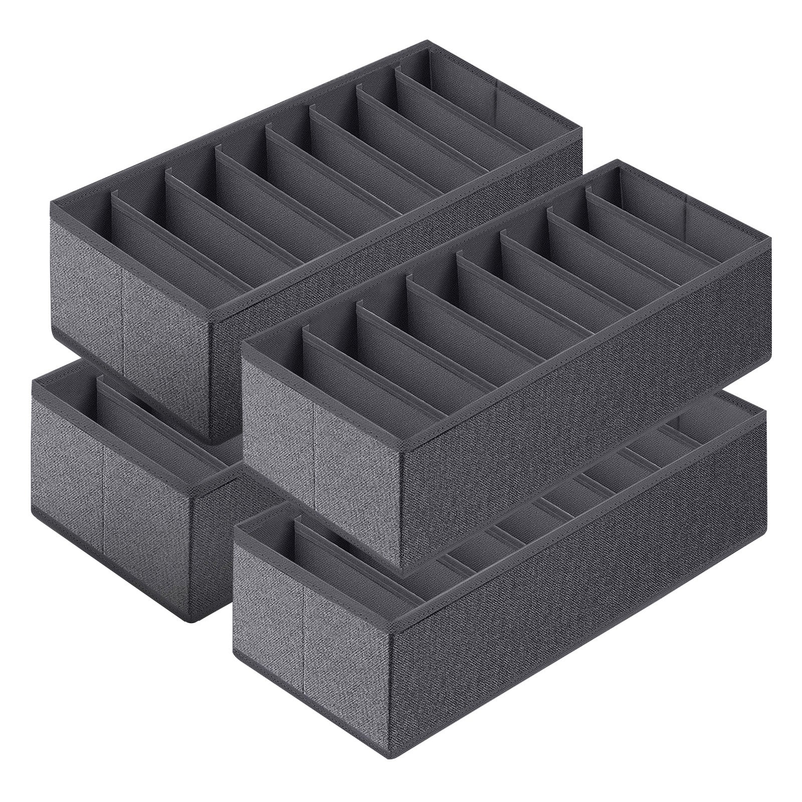 Sekey Schubladen-Organizer Set 8 Fächer, Vliesstoff, 2 Größen (19×40×1 –  sekeymall