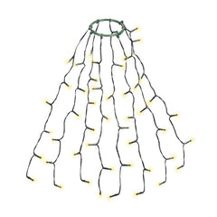 Salcar 3 m LED Christmas tree lights, with 10 strands, 350 LEDs, 31V GS certified power supply