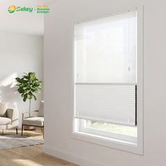 Sekey Wabenplissee Day & Night – Verdunkelung ohne Bohren, verspannt, Lichtschutz & Energiesparend
