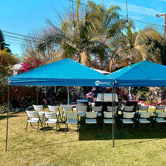 Sekey 300 x 300 cm Faltpavillon mit 4 Sandsäcken und Tragetasche