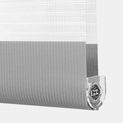 Sekey Doppelrollo Klemmfix ohne Bohren – Zweifarbiges Zebra-Rollo, Extra breite Stoffbahnen, Flexibler Sicht- & Sonnenschutz für Wohnzimmer, Schlafzimmer & Büro