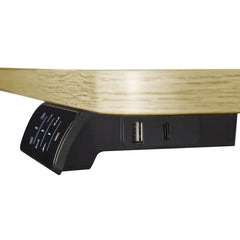 Kowo 160 cm Höhenverstellbarer Schreibtisch Elektrisch mit Touchscreen und Ladegerät Sekey
