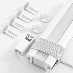 Sekey Plissee ohne Bohren Klemmfix – Lichtschutz & Sichtschutz für Fenster und Tür | Weiß