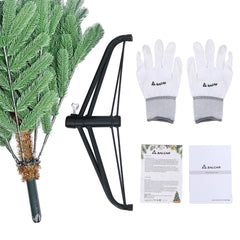 Salcar Artificial Christmas Tree made of 100% PE – Realistic fir branches, dense look &amp; stable metal stand – 150 / 180 / 210 cm