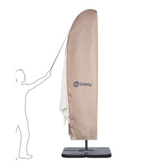 Sekey 280 x 30/81/46 cm protective cover for 400 cm cantilever umbrella, made of polyester fabric