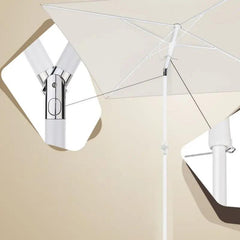 Sekey 180 x 125 cm Balkonschirm Rechteckig mit Schutzhülle, Sonnenschutz UV50+ Sekey