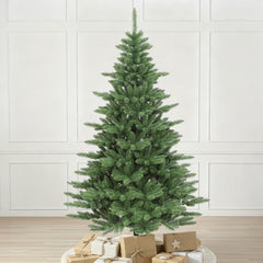 SALCAR Artificial Christmas Tree made of 100% PVC – Lifelike fir tree with dense needles, stable base &amp; gloves – Reusable, safe &amp; environmentally friendly