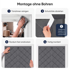 Sekey Magnetic Thermal Curtain Made of Cotton-Polyester