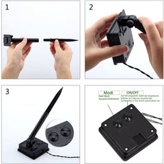 Salcar 5 m LED solar flower fairy lights, 20 LEDs