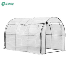 Sekey walk-in foil tunnel with roll-up side wall, 300 cm x 200 cm x 190 cm