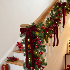 Salcar 3/5/10 m PVC Christmas garland with LED lights 