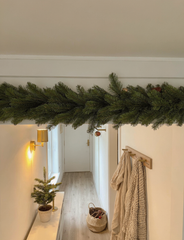 Salcar Christmas Garland Artificial Green PVC – 3m/5m/10m, Realistic Fir Garland for Indoor &amp; Outdoor Use, Decoration for Door, Fireplace &amp; Christmas Tree
