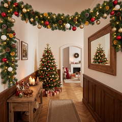 Salcar 3/5/10 m PVC Christmas garland with LED lights 