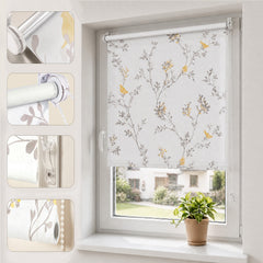 Sekey Verdunklungsrollo mit Muster – Seitenzugrollo Klemmfix ohne Bohren, stufenlos verstellbar, 4 Designs, Sicht- & Sonnenschutz
