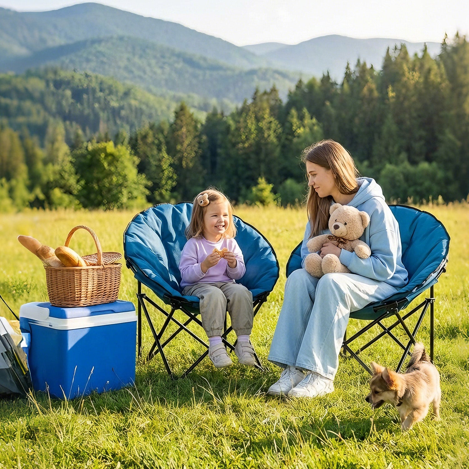 campingstuhl komfort klappbar Sekey XXL Moonchair Campingstuhl klappbar bis 140 kg – Gepolsterter Ga – sekeymall