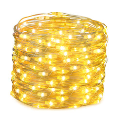 Salcar 10 m LED Micro Lichterkette, 100 LEDs, USB-betrieben