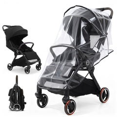 Sekey BW732 Reise-Kinderwagen – Ultraleicht & Einhand-klappbar | 3-fach verstellbare Rückenlehne, 4-Rad-Federung, Regenschutz, 5-Punkt-Gurt, Handgepäckgeeignet