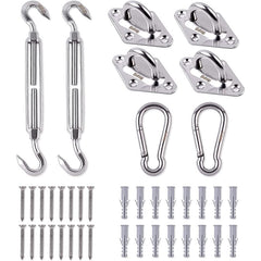 Sekey sun sail sun protection mounting set sun sail accessories for installation