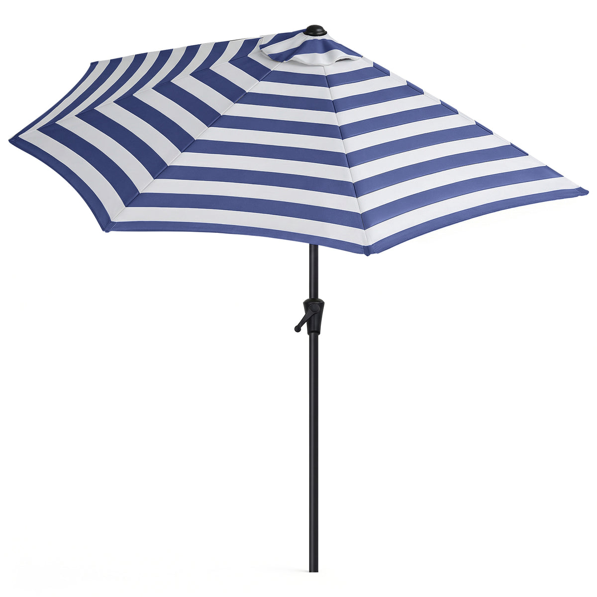Sekey 270 cm half-round parasol with crank, sun protection UV50+