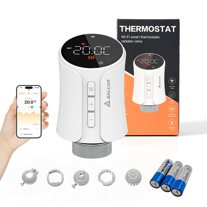 Salcar Smart WiFi Heizkörperthermostat Thermostat Heizung