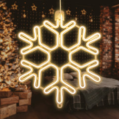 Salcar 40 cm LED snowflake neon light