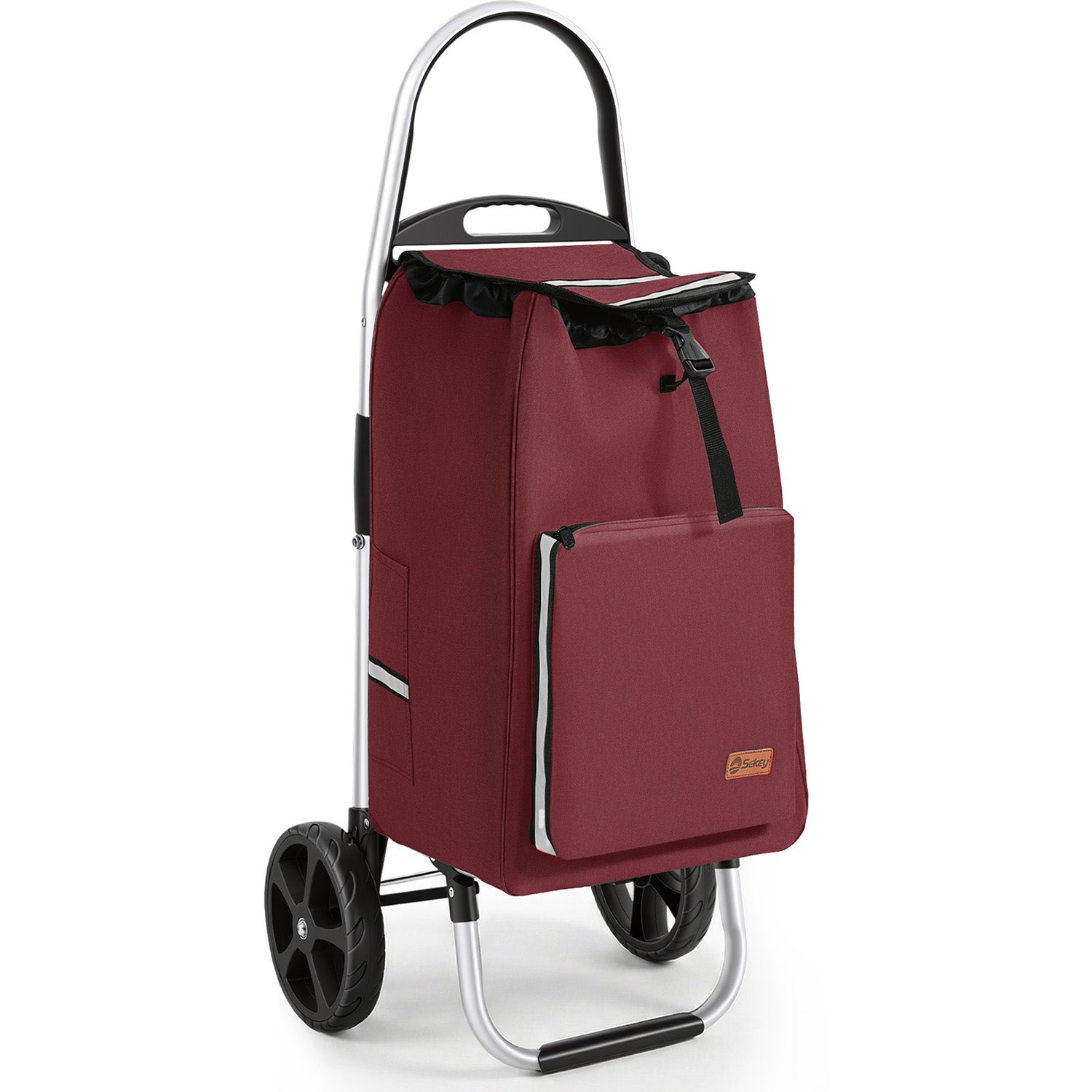 Sekey Einkaufstrolley 3-in-1 klappbar – 50L Einkaufswagen mit Kühlfach – sekeymall