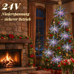Salcar LED Feuerwerk Lichterkette 532/1250 LEDs – Ø 30/60 cm, Bunt, mit Timer, IP44 für Weihnachten, Hochzeit & Party