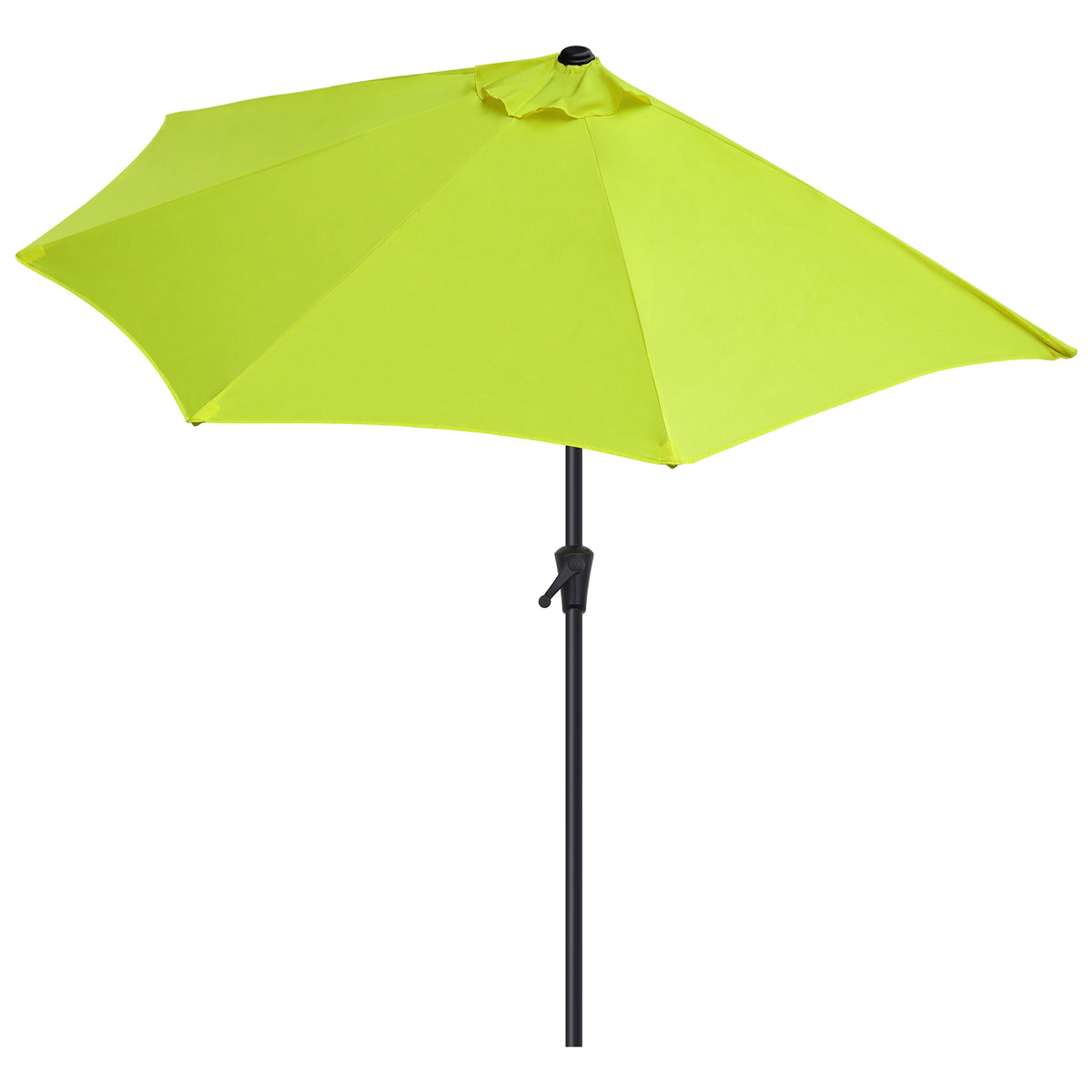 Sekey 270 cm half-round parasol with crank, sun protection UV50+