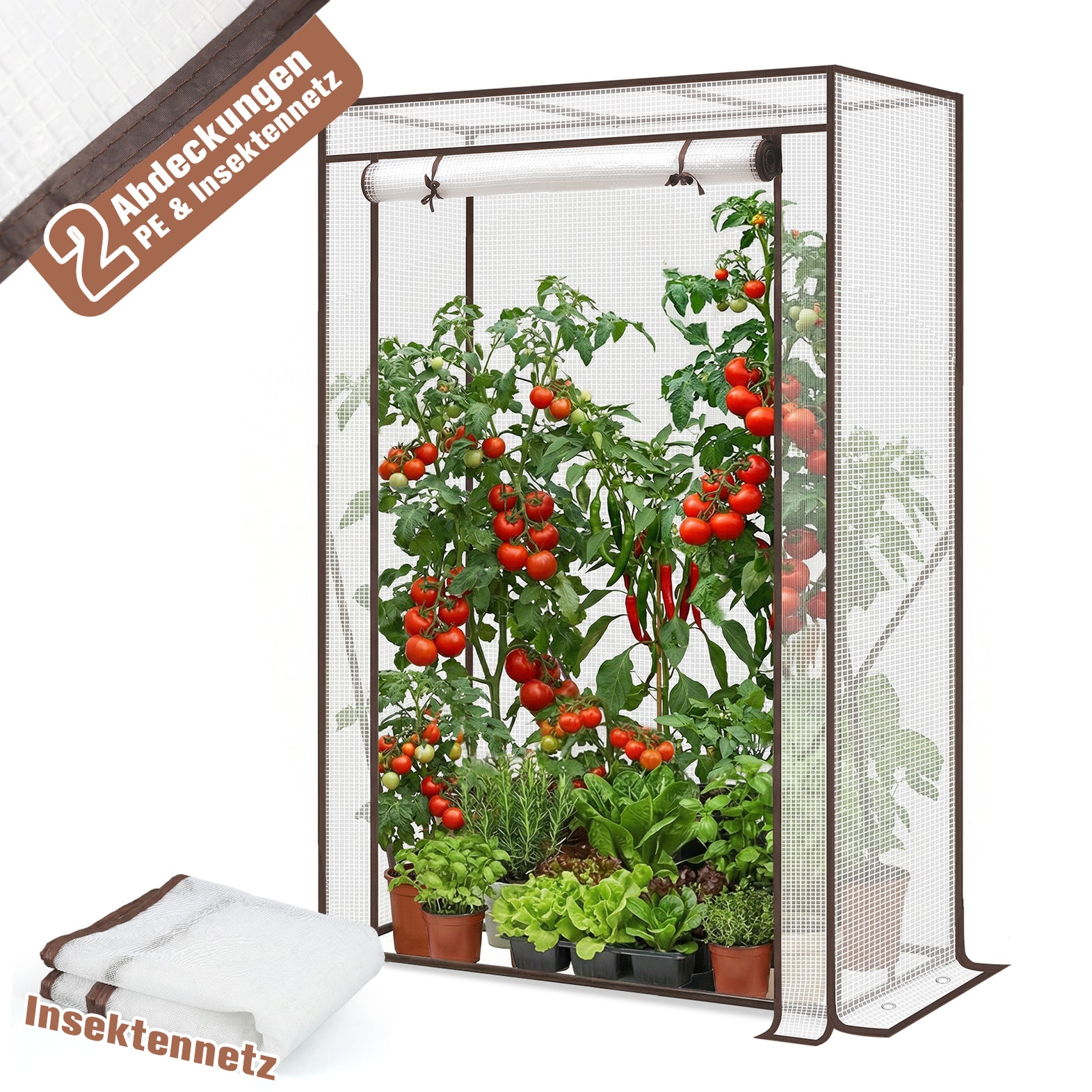 Winterfeste Gewächshausfolie Aus Reißfestem Polyethylen – 2 X 4 M, Transparent, UV-stabil & Vielseitig Einsetzbar