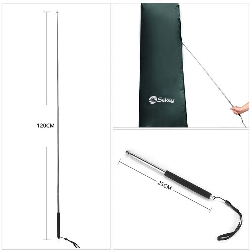 Sekey 265 x 48/70 cm protective cover for 300 cm cantilever umbrella, made of polyester fabric