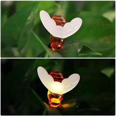 Salcar 5 m / 10 m LED solar bee fairy lights, 30 / 60 LEDs