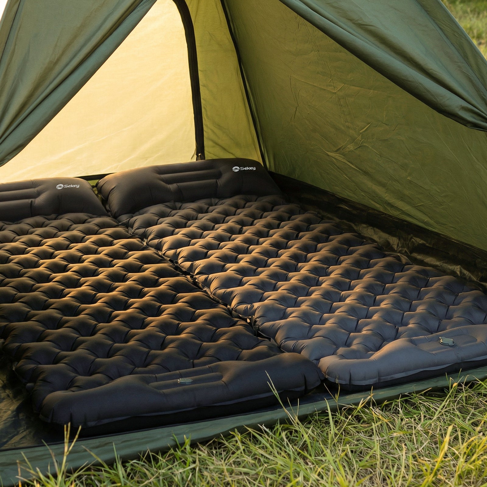 isomatten zelten Sekey Selbstaufblasbare Isomatte 200×70×10 cm – Ultraleicht, Komfortab – sekeymall