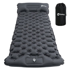 Sekey Selbstaufblasbare Isomatte 200×70×10 cm – Ultraleicht, Komfortabel & Grau für Camping, Trekking & Outdoor
