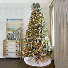 Salcar 120/150/180/210/240cm Künstlicher Weihnachtsbaum mit LED, mit 226/382/580/868/1168 Spitzen und 250/380/450 LEDs Salcar