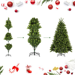 Salcar 180/210/240cm Künstlicher Weihnachtsbaum, Nordmanntanne, mit 762/1080/1576 PE Spitzen