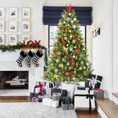 Salcar 180/210/240cm Künstlicher Weihnachtsbaum, Nordmanntanne, mit 762/1080/1576 PE Spitzen