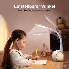 Wilit T3 5W LED Schreibtischlampe für Kinder, mit 3 Helligkeitsstufen, mit Farblicht unter 256 Farben