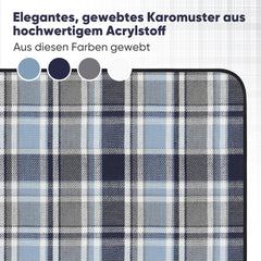 Sekey XXL Picknickdecke 200x200 cm – Waschbare & Schmutzabweisende Camping- und Stranddecke, Faltbar & Bequem für Outdoor, Park & Wiese Sekey