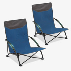 Sekey Faltbarer Strandliegestuhl mit gepolsterten Armlehnen – Leichter Campingstuhl bis 200 kg belastbar Sekey