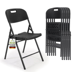 Sekey Klappstuhl Holzmaserung – Klappbare Gartenstühle für Balkon, Terrasse & Garten (2er, 4er & 6er Sets)