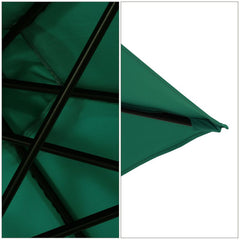 Sekey 270 cm aluminum parasol with crank, sun protection UV50+