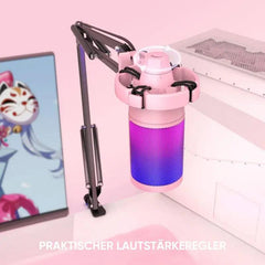 Fifine USB Kondensator Mikrofon mit Arm und Stummschalttaste, A6T Sekey