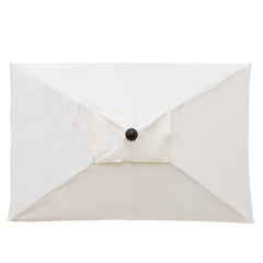 Sekey 210 x 140 cm Alu Sonnenschirm mit Kurbel, Sonnenschutz UV50+