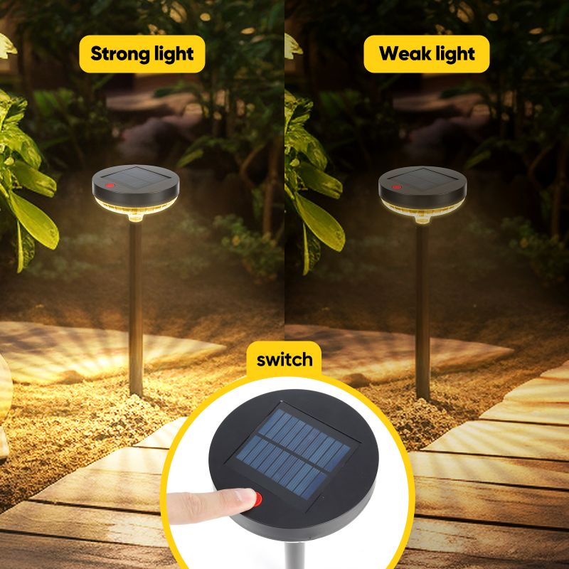 Salcar set of 2 LED solar garden lights, with 1200 mAh battery