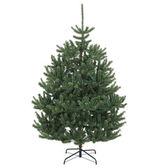 Salcar Artificial Christmas Tree Nordmann Fir – Ultra-realistic, 180 cm / 210 cm with 1118 / 1512 tips, Dense &amp; Robust, For Indoor &amp; Outdoor Use