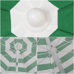 Sekey ∅ 160 cm Strandschirm mit Schutzhülle, Sonnenschutz UV25+ Sekey